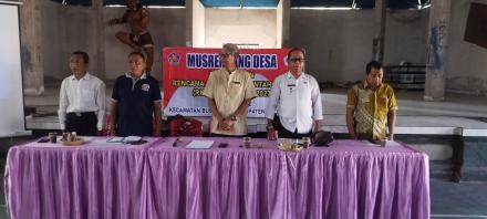 Musrenbang Desa Bengkel 
